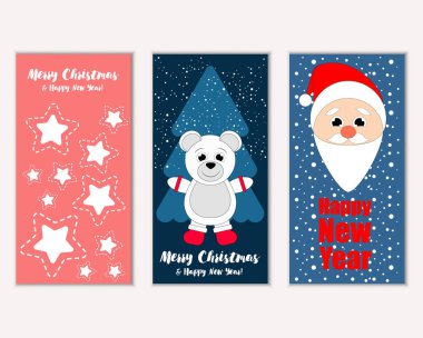 Mutlu Noeller ve mutlu yeni yıl tebrik kartları   