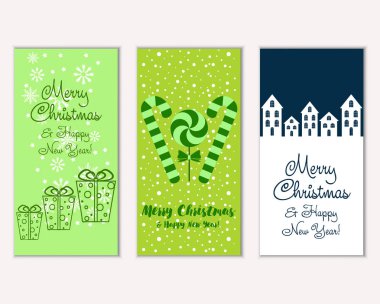 Mutlu Noeller ve mutlu yeni yıl tebrik kartları   
