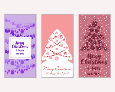 Mutlu Noeller ve mutlu yeni yıl tebrik kartları  