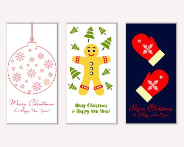 Mutlu Noeller ve mutlu yeni yıl tebrik kartları   