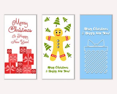 Mutlu Noeller ve mutlu yeni yıl tebrik kartları  