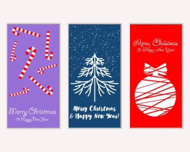 Mutlu Noeller ve mutlu yeni yıl tebrik kartları   