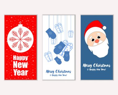 Mutlu Noeller ve mutlu yeni yıl tebrik kartları    