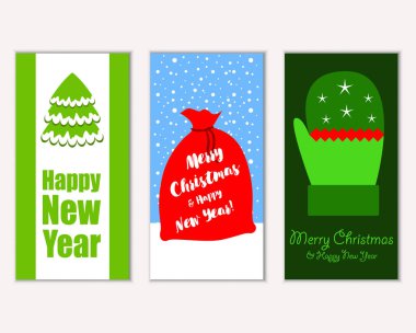 Mutlu Noeller ve mutlu yeni yıl tebrik kartları   