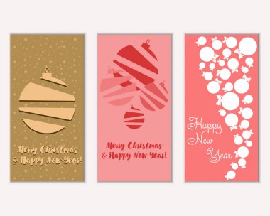 Mutlu Noeller ve mutlu yeni yıl tebrik kartları   
