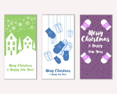 Mutlu Noeller ve mutlu yeni yıl tebrik kartları    