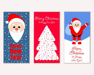 Mutlu Noeller ve mutlu yeni yıl tebrik kartları   