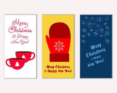Mutlu Noeller ve mutlu yeni yıl tebrik kartları   