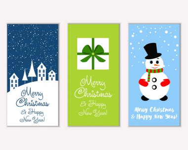 Mutlu Noeller ve mutlu yeni yıl tebrik kartları   