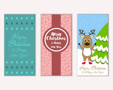 Mutlu Noeller ve mutlu yeni yıl tebrik kartları   