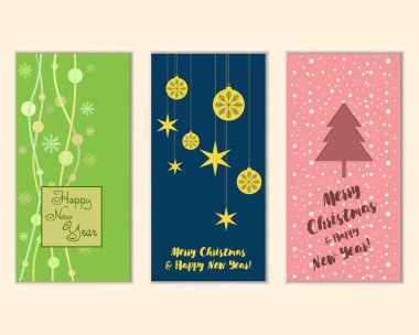 Mutlu Noeller ve mutlu yeni yıl tebrik kartları  