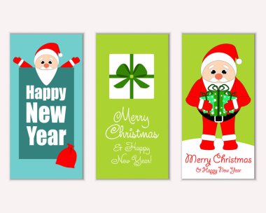 Mutlu Noeller ve mutlu yeni yıl tebrik kartları   