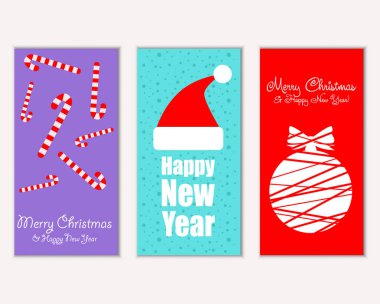 Mutlu Noeller ve mutlu yeni yıl tebrik kartları   