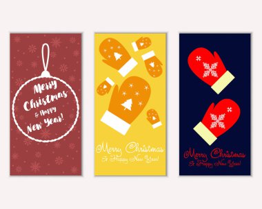 Mutlu Noeller ve mutlu yeni yıl tebrik kartları   