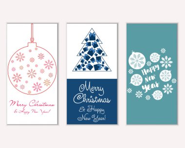 Mutlu Noeller ve mutlu yeni yıl tebrik kartları   