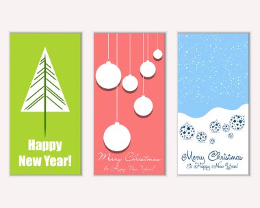 Mutlu Noeller ve mutlu yeni yıl tebrik kartları  