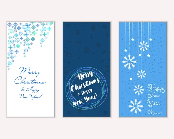 Renkli Noel kartları ile yeni yıl süslemeleri, illüstrasyon vektör