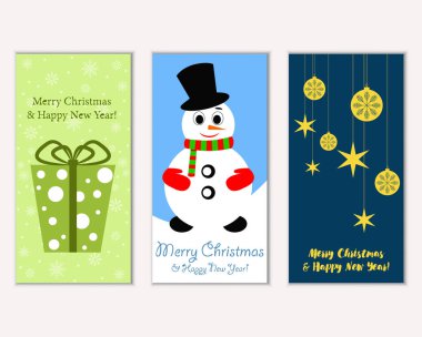 Mutlu Noeller ve mutlu yeni yıl tebrik kartları   