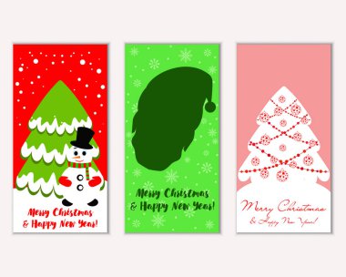 Mutlu Noeller ve mutlu yeni yıl tebrik kartları  