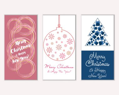 Mutlu Noeller ve mutlu yeni yıl tebrik kartları   