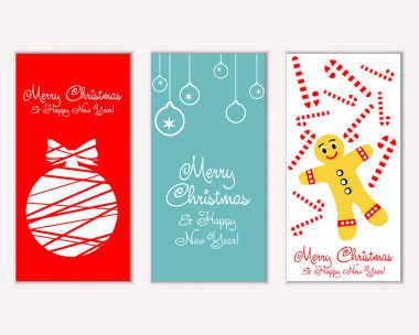 Mutlu Noeller ve mutlu yeni yıl tebrik kartları   