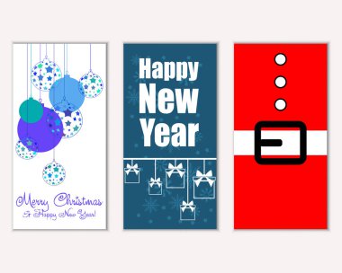 Mutlu Noeller ve mutlu yeni yıl tebrik kartları   