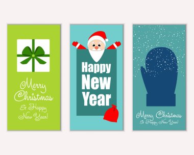 Mutlu Noeller ve mutlu yeni yıl tebrik kartları   