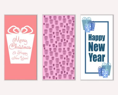 Mutlu Noeller ve mutlu yeni yıl tebrik kartları   