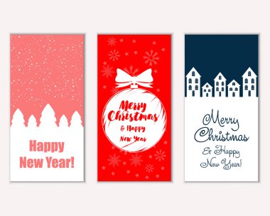 Mutlu Noeller ve mutlu yeni yıl tebrik kartları  