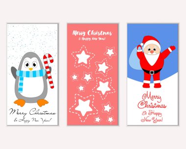 Mutlu Noeller ve mutlu yeni yıl tebrik kartları   