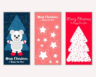 Mutlu Noeller ve mutlu yeni yıl tebrik kartları   