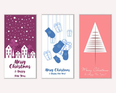 Mutlu Noeller ve mutlu yeni yıl tebrik kartları    