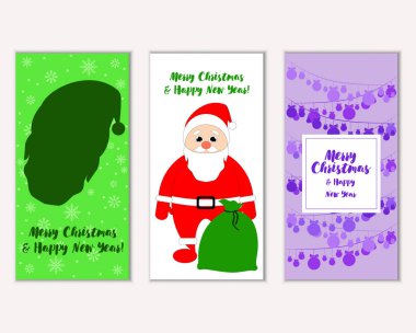 Mutlu Noeller ve mutlu yeni yıl tebrik kartları  