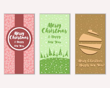 Mutlu Noeller ve mutlu yeni yıl tebrik kartları   
