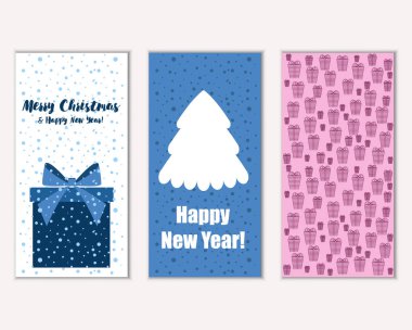 Mutlu Noeller ve mutlu yeni yıl tebrik kartları   