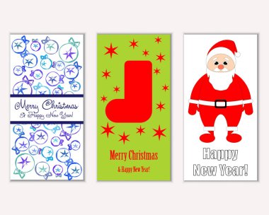 Mutlu Noeller ve mutlu yeni yıl tebrik kartları   