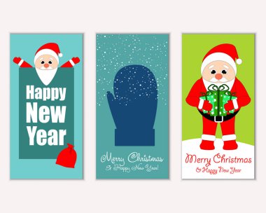 Mutlu Noeller ve mutlu yeni yıl tebrik kartları   