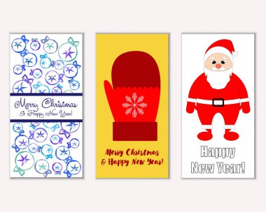 Mutlu Noeller ve mutlu yeni yıl tebrik kartları   