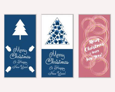 Mutlu Noeller ve mutlu yeni yıl tebrik kartları   