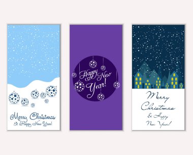 Mutlu Noeller ve mutlu yeni yıl tebrik kartları  