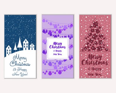 Mutlu Noeller ve mutlu yeni yıl tebrik kartları  
