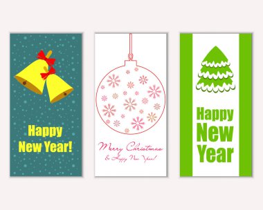 Mutlu Noeller ve mutlu yeni yıl tebrik kartları   