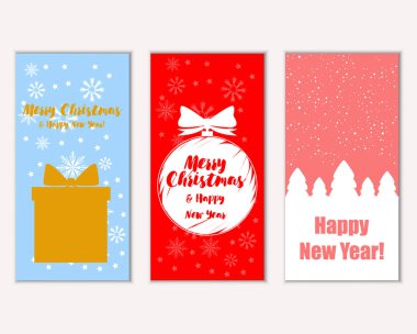 Mutlu Noeller ve mutlu yeni yıl tebrik kartları  