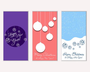 Mutlu Noeller ve mutlu yeni yıl tebrik kartları  