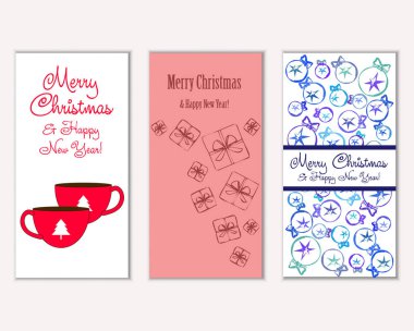 Mutlu Noeller ve mutlu yeni yıl tebrik kartları   