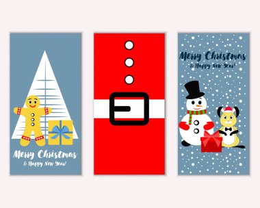 Mutlu Noeller ve mutlu yeni yıl tebrik kartları   