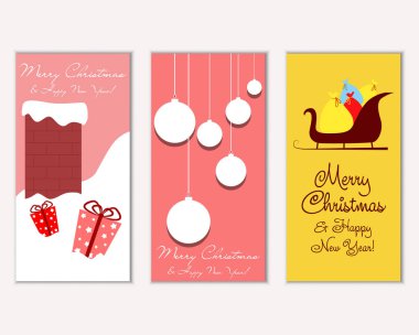 Mutlu Noeller ve mutlu yeni yıl tebrik kartları  