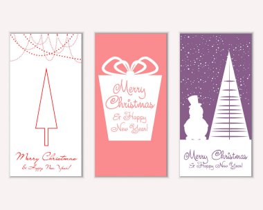 Mutlu Noeller ve mutlu yeni yıl tebrik kartları   