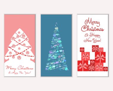 Mutlu Noeller ve mutlu yeni yıl tebrik kartları  