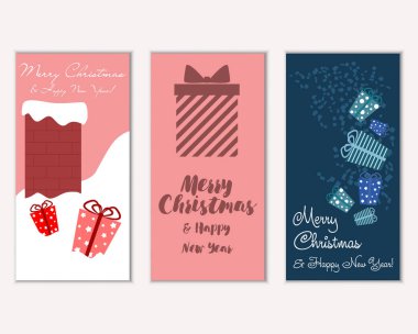 Mutlu Noeller ve mutlu yeni yıl tebrik kartları  